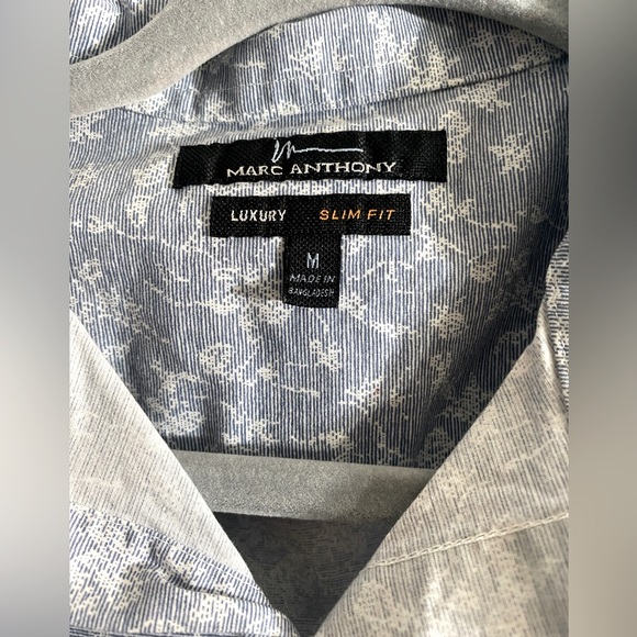 Marc Anthony Slim Fit Floral Shirt - Picture 3 of 4